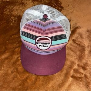 ✨ Empyre Summer VIbes Harley Adjustable Trucker Hat✨